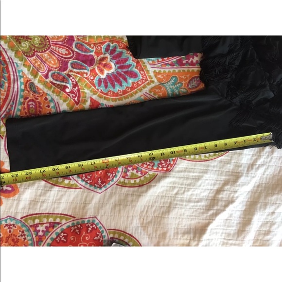 Gorgeous Fringe Front Black Top Jacket NWOT—CLEARANCE - Picture 7 of 8